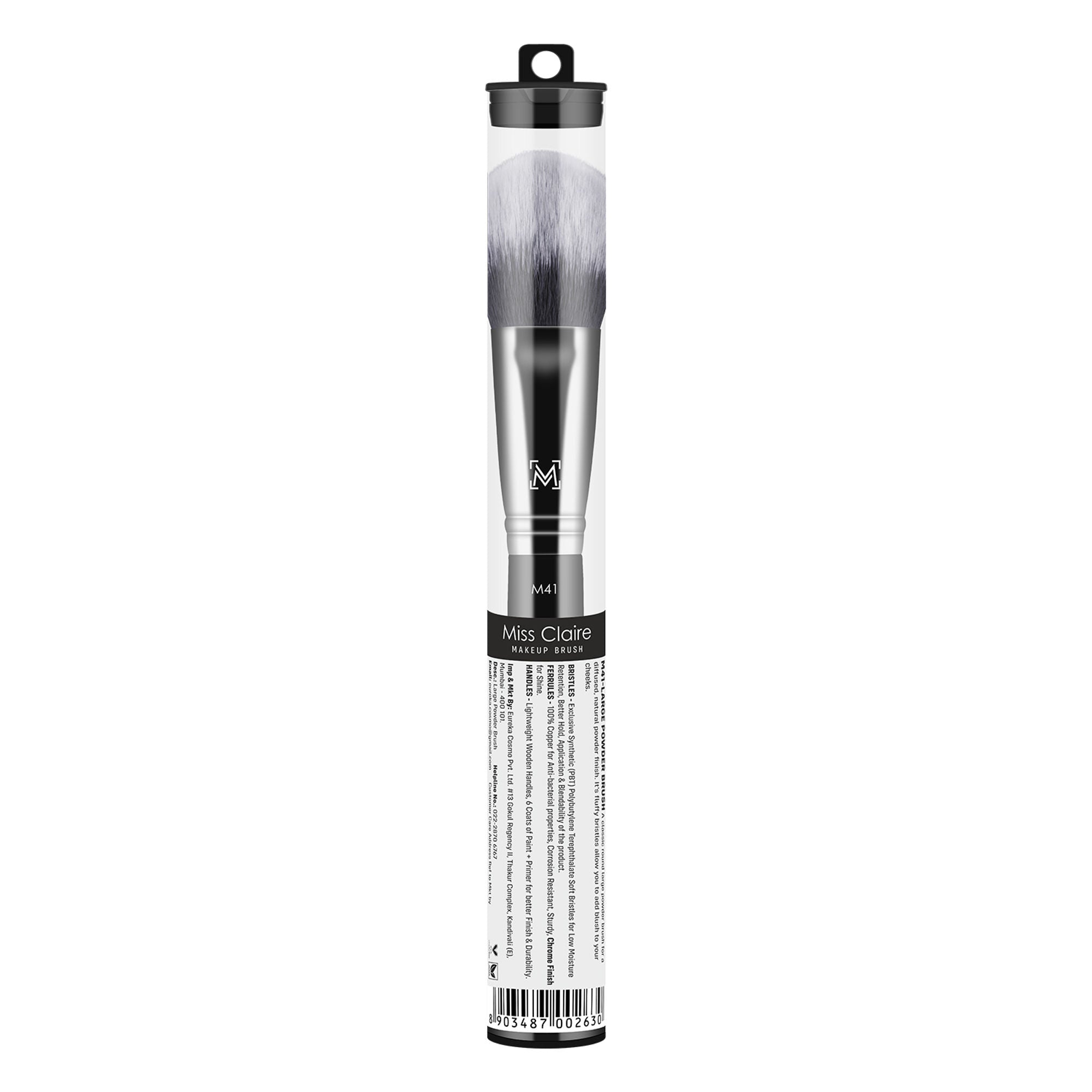 Miss Claire M41 - Large Powder Brush - Chrome