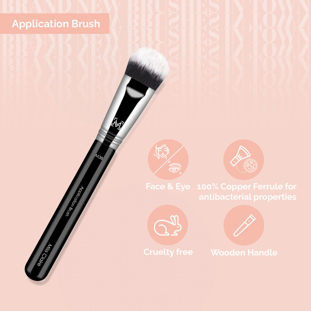 Miss Claire M38 - Application Brush - Chrome