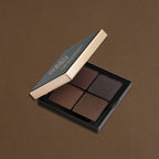PAC Studio Spotlight Eyebrow Palette X4 - Longlasting Micro Fine Powder Formula, Pigmented Natural Shades