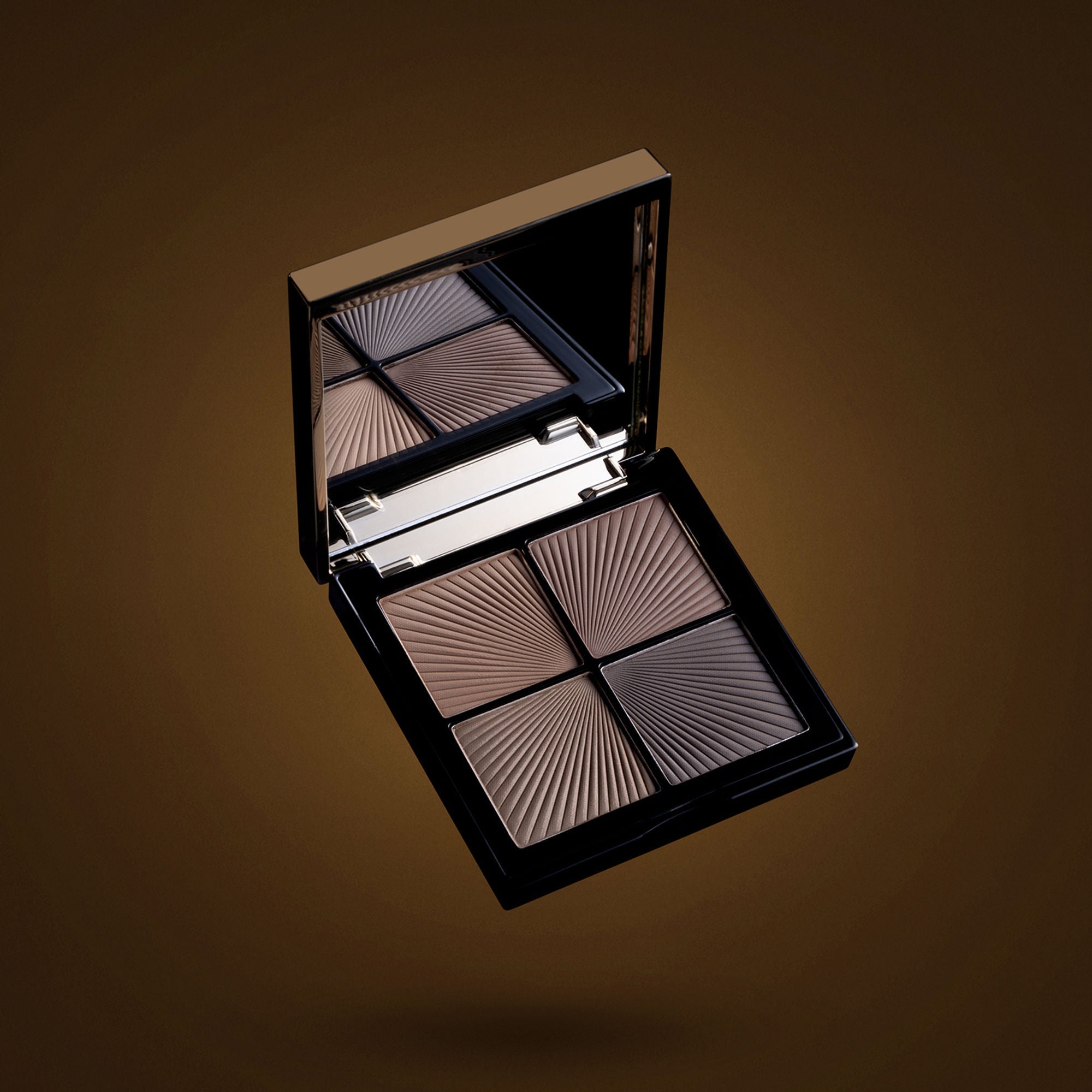 PAC Studio Spotlight Eyebrow Palette X4 - Longlasting Micro Fine Powder Formula, Pigmented Natural Shades