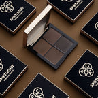 PAC Studio Spotlight Eyebrow Palette X4 - Longlasting Micro Fine Powder Formula, Pigmented Natural Shades