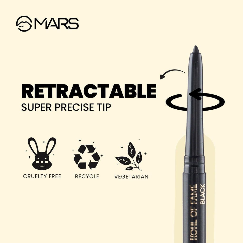 MARS Cosmetics Kohl Of Fame Kajal - Black - Distacart