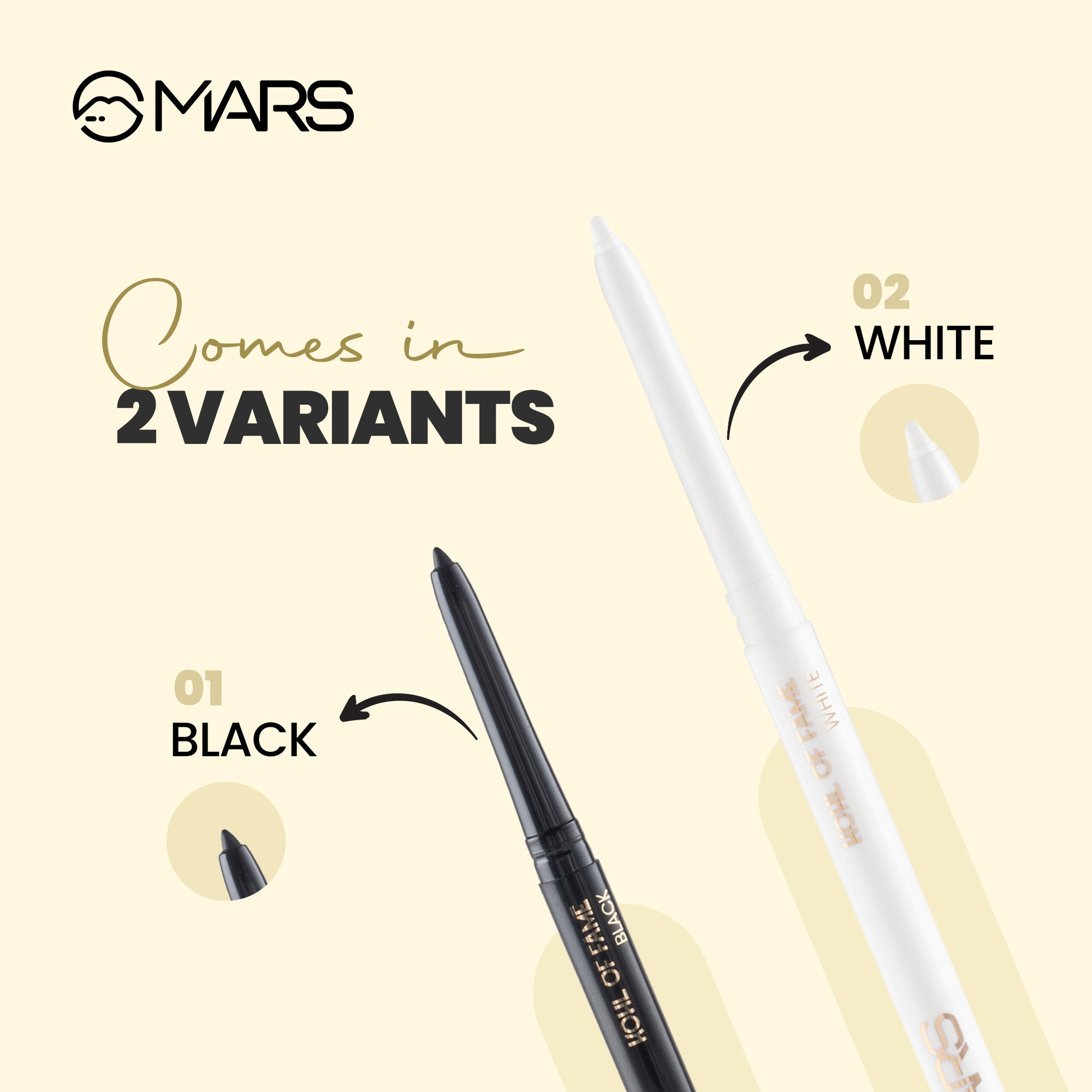 MARS Cosmetics Kohl Of Fame Kajal - Black - Distacart