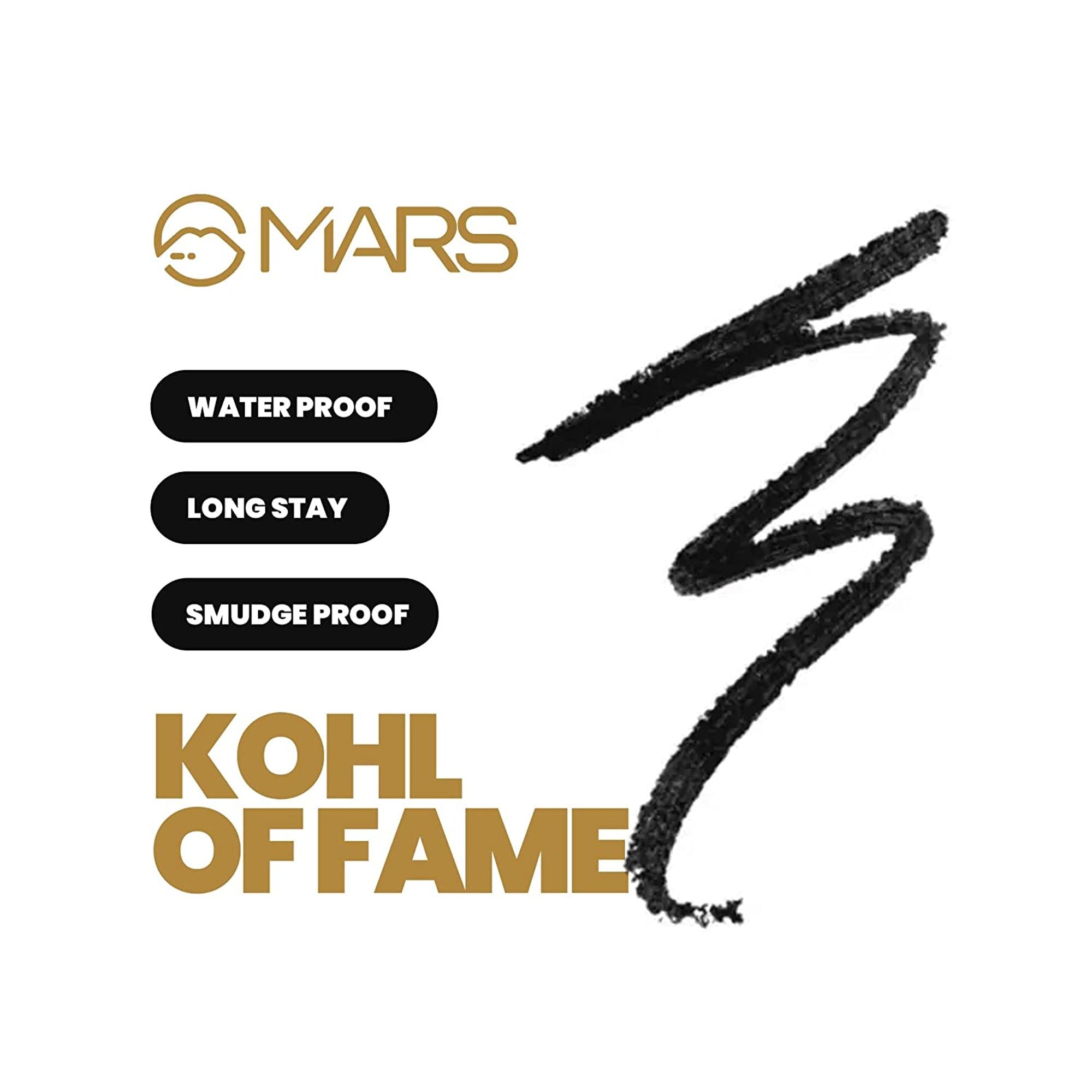 MARS Cosmetics Kohl Of Fame Kajal - Black - Distacart