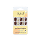 shills professional reusable press on nails oval spn702