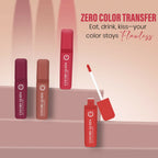 Colors Queen Zero Color Transfer Liquid Lipstick - Retro Red