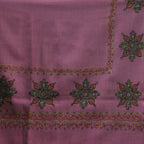 Nizalia Handmade Sozni Work Mouve Pashmina