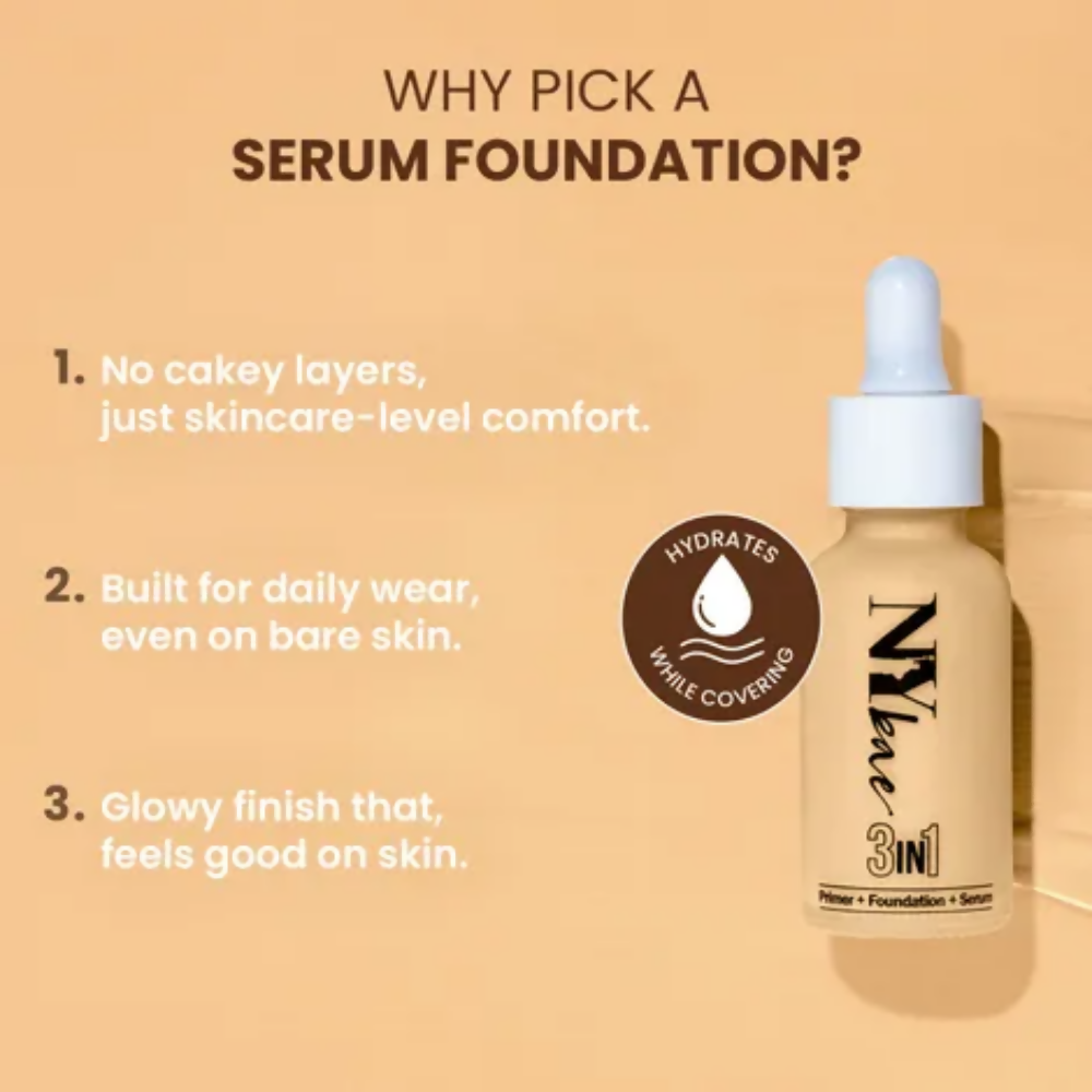 NY Bae 3 IN 1 Serum Foundation - Cool Toffee 11