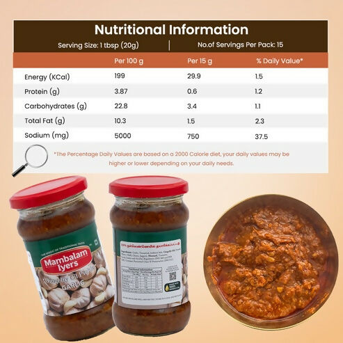 Mambalam Iyers Garlic Pickle