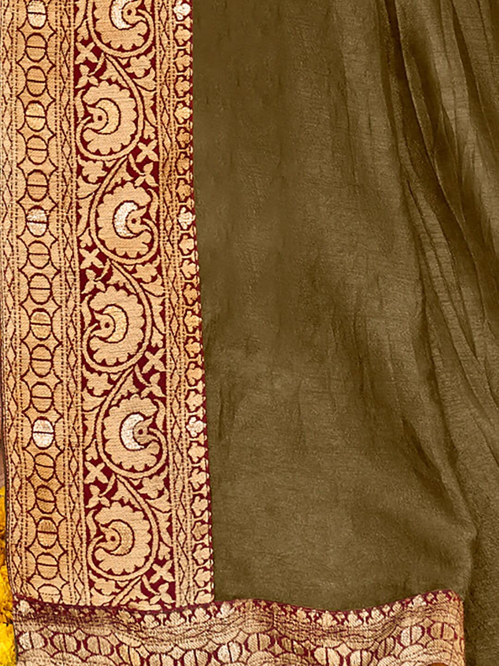 Saree Mall Woven Design Zari Silk Blend Sarees