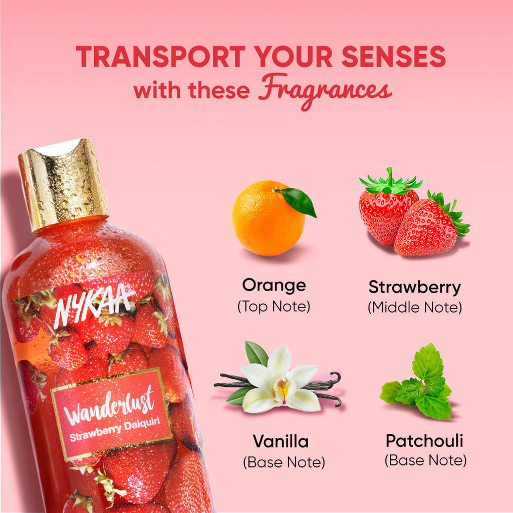 Wanderlust Shower Gels - Strawberry Daiquiri