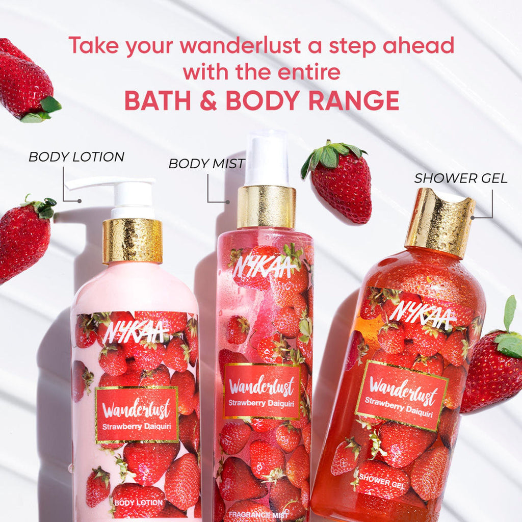 Wanderlust Shower Gels - Strawberry Daiquiri