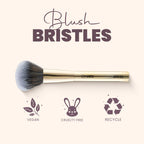 MARS Cosmetics Artist's Arsenal Professional Blush Brush - Golden - Distacart