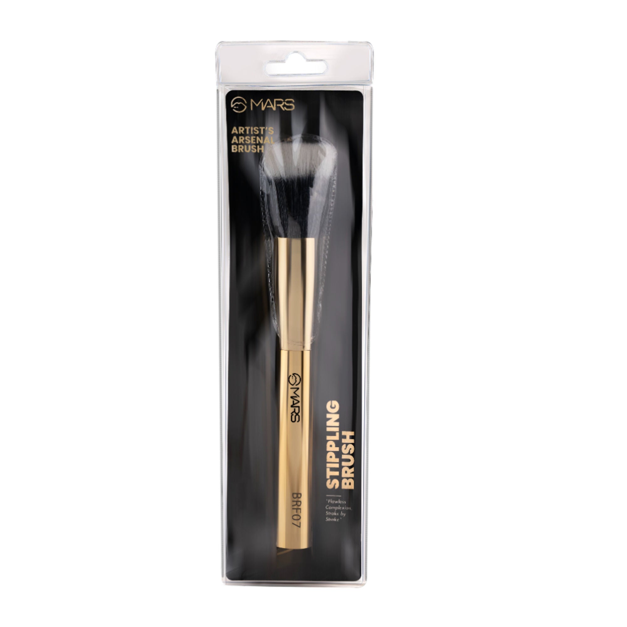 MARS Cosmetics Artist's Arsenal Professional Stippling Brush - Golden - Distacart
