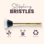 MARS Cosmetics Artist's Arsenal Professional Stippling Brush - Golden - Distacart