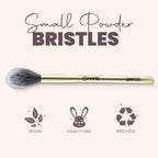 MARS Cosmetics Artist's Arsenal Professional Small Powder Golden Brush BRF-08 - Distacart