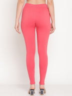 TAG 7 Women Pack Of 2 Solid Ankle-Length Leggings