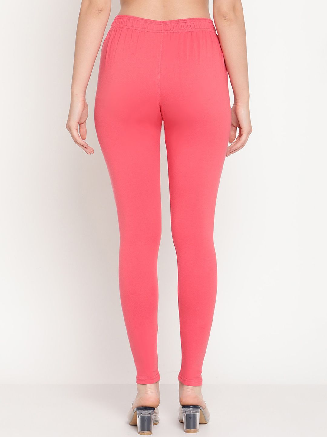 TAG 7 Women Pack Of 2 Solid Ankle-Length Leggings