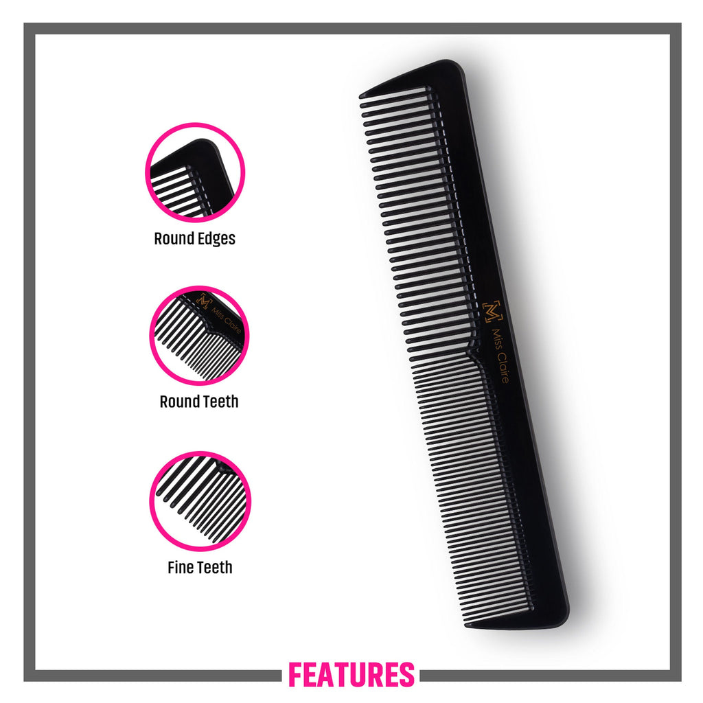 Miss Claire 255 Hair Comb - Black - Distacart