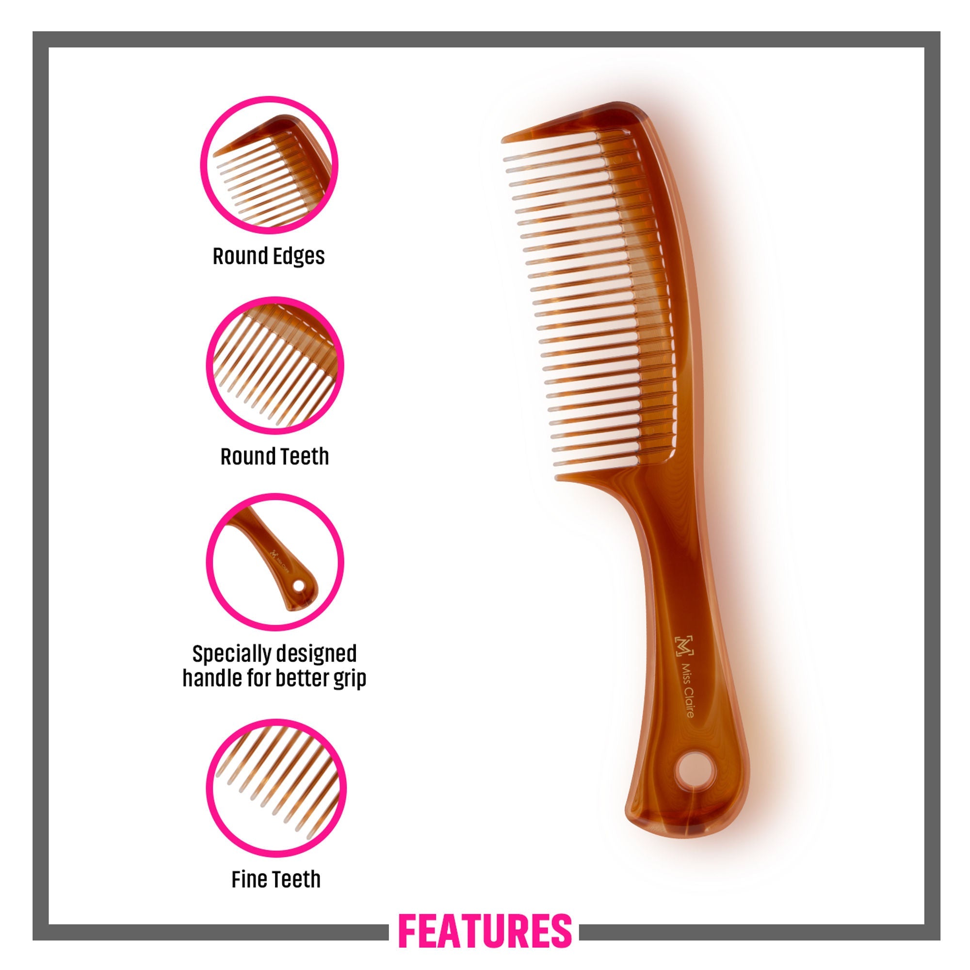 Miss Claire 120Tt Hair Comb - Distacart