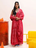 Tikhi Imli Leheriya Jute Silk Ready to Wear Saree