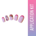 SOEZI Berry Kawaii Reusable Press On Nails - Application Kit