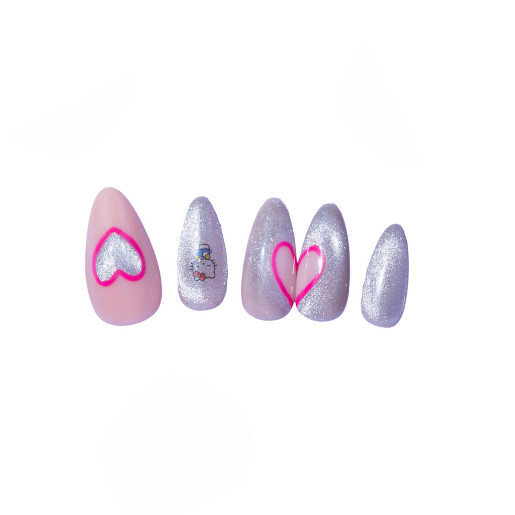 SOEZI Bow Of Love Reusable Press On Nail - Ready To Wear Kit