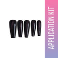 SOEZI Black Magic Reusable Press On Nails - Application Kit