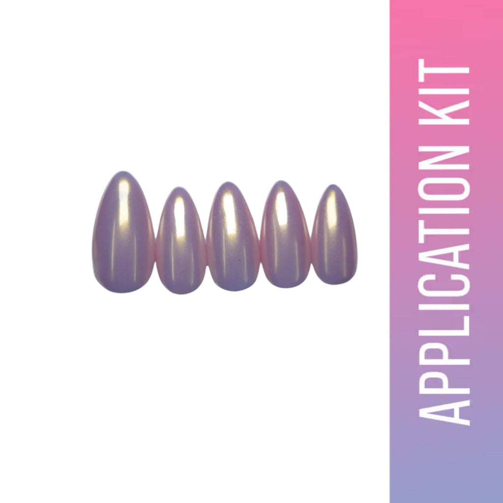 SOEZI Pop Of Pink Reusable Press On Nails - Application Kit