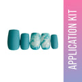 SOEZI Alora Short Square Reusable Press On Nails - Application Kit