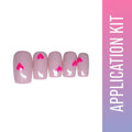 SOEZI I Heart You Reusable Press On Nails - Application Kit