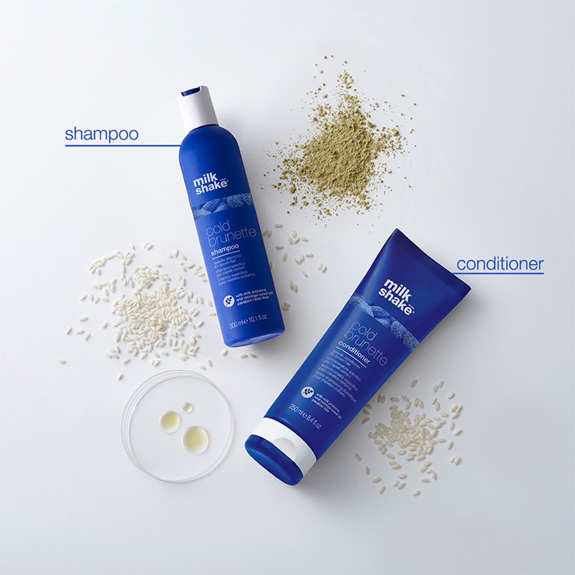 Milkshake Cold Brunette Shampoo For Brown & Dark Blond Hair