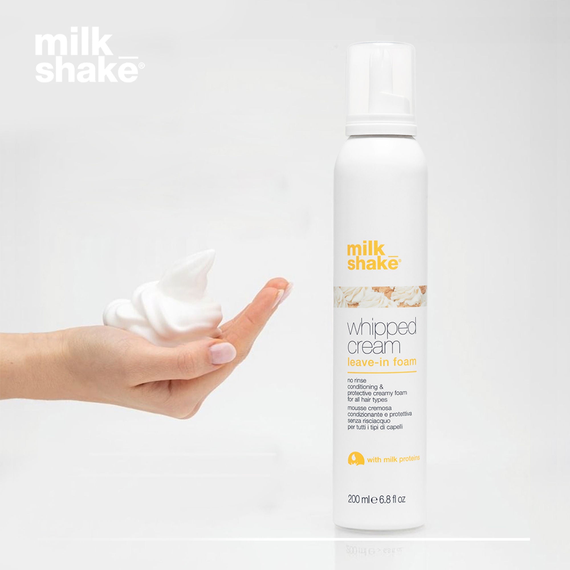 Milkshake Whipped Cream Leave-In Conditioner For Soft & Manageable Hair With UV & Heat Protection