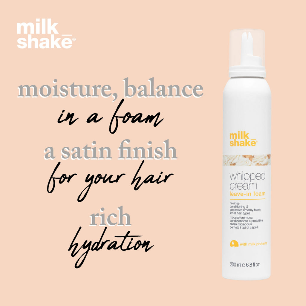 Milkshake Whipped Cream Leave-In Conditioner For Soft & Manageable Hair With UV & Heat Protection