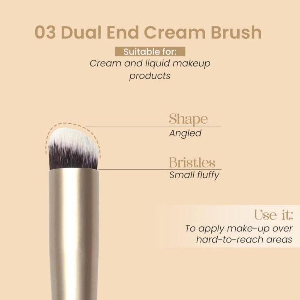 Milagro Beauty Dual End Cream Brush 03