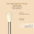 Milagro Beauty Highlighter Brush 06