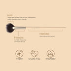 Milagro Beauty Fan Brush 08