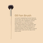 Milagro Beauty Fan Brush 08