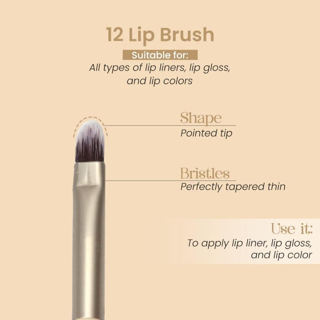Milagro Beauty Lip Brush 12