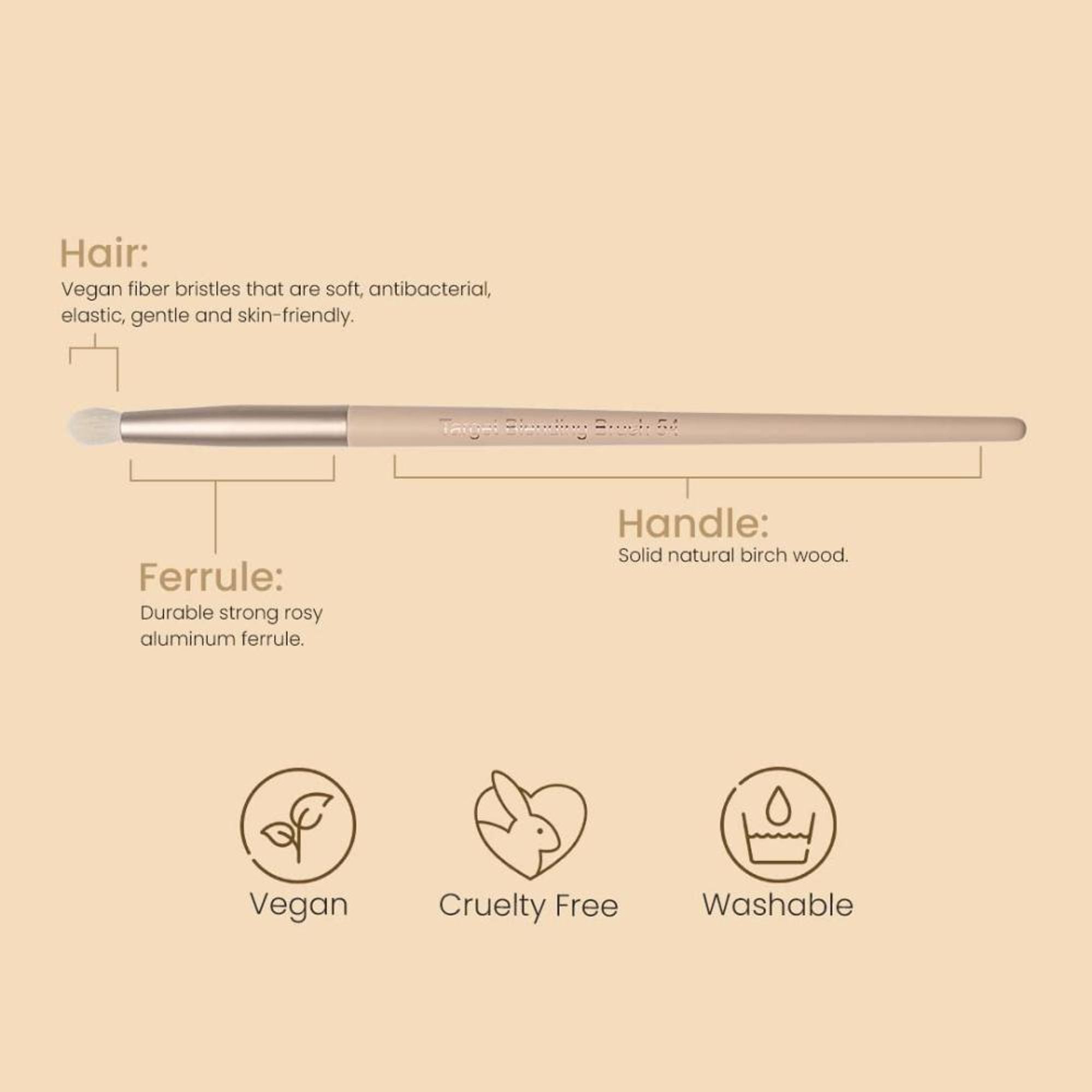 Milagro Beauty Target Blending Brush 54 - Distacart