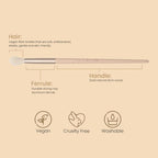 Milagro Beauty Large Crease Brush 59