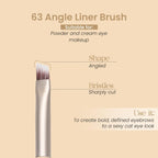 Milagro Beauty Angle Liner Spoolie Brush 63