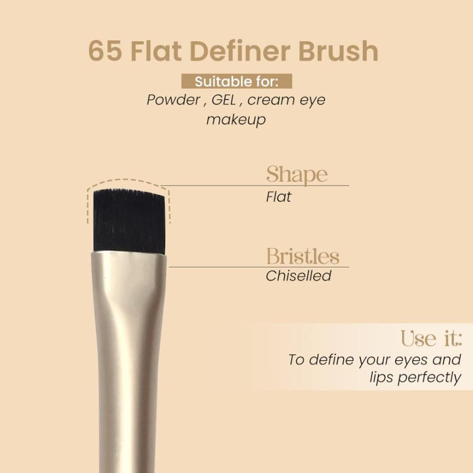 Milagro Beauty Flat Definer Brush 65