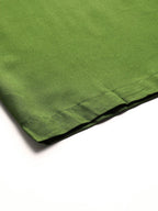 TAG 7 Women Green Solid Wide Leg Palazzos