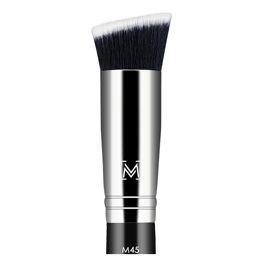 Miss Claire M45 - Angled Blending Brush - Chrome