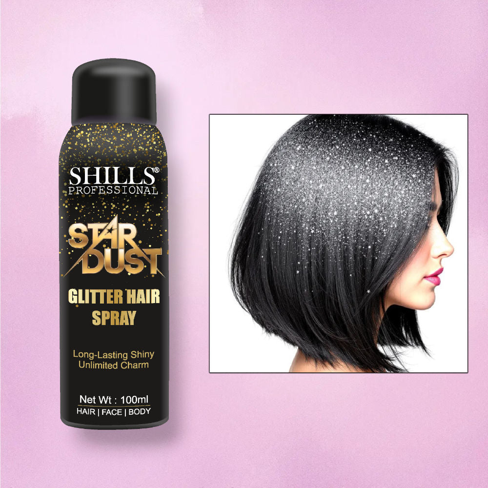 Shills Professional Star Dust Glitter Spray Silver