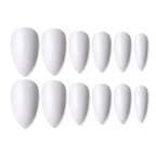 shills professional reusable press on nails sharp almond spn678