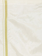 Sethukrishna Boys Cream-Coloured & Gold-Toned Shirt with Dhoti