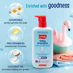 LuvLap Milky Soft Baby Shampoo with Milk Protein, Vitamin E & Coconut Oil, Shea Butter & Chamomile