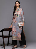 Ahalyaa Women's Traditional wear Kurta - Grey